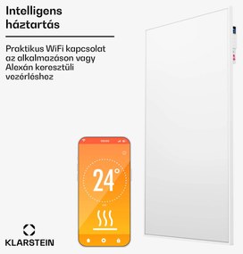 Klarstein Wonderwall Air Smart 600, infravörös hősugárzó, 60 x 100 cm, 600 W, alkalmazás
