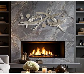 Fém fali dekoráció 121x52 cm Mondrian – Mauro Ferretti