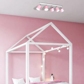 Spotlámpa DIXIE 5xGX53/11W/230V rózsaszín