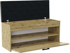 Parma cipőtároló pad, tölgy