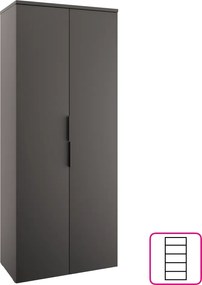 Szekrény, antracit, ADAPO ADP01