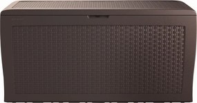 KETER SAMOA műrattan kerti tároló 270L, barna 246962 (17209570)