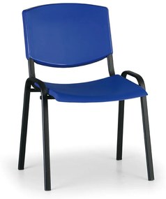 Design konferencia szék - fekete lábak, kék