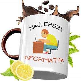 Bordó Bögre Informatikusoknak Születésnapi Ajándék fényképes nyomtatással