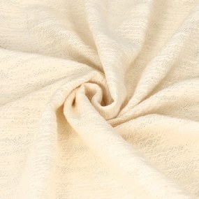 Kézzel Szőtt Strandtörölköző Pamut Fouta 100x200 Pareo Krém Nagy