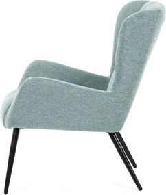 Fotel (füles), kék, szövet, AK-H9206 BLUE2