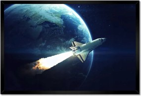 Poszterek keretben 60x40 Űrhajó Föld