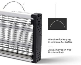 Brilagi - LED elektromos rovarcsapda UV 2xLED/7,5W/230V 90 m2