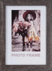 Fa képkeret A4 21x29,7 sötét