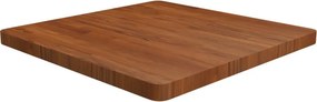 vidaXL sötétbarna kezelt tömör tölgyfa négyzet asztallap 70x70x4cm