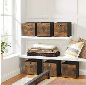 Összecsukható tárolódobozok, 6 kockából álló készlet