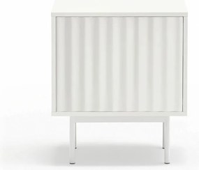 Fehér matt éjjeliszekrény Sierra – Teulat