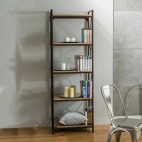 Tablo R5 180cm Könyvespolc Tölgy - Sötétbarna