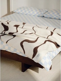 Barna-krémszínű takaró 150x200 cm Felu – noo.ma