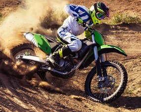 Motocross Fali Fotótapéta Tapéta 305x244CM