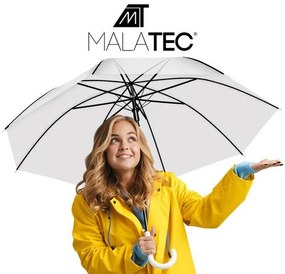 Transparent white umbrella