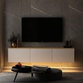 TV asztal Neon fehér