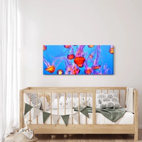 Medúza a tengerben képe (120x50 cm)