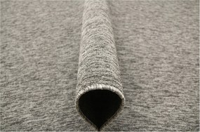 Hurokszőnyeg Sötétszürke Superstar Melange Grafit Gyapjú 150x200 cm