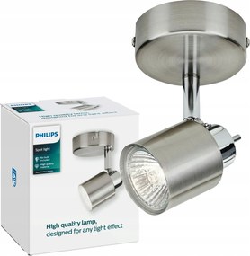 Fali lámpa Falra szerelhető spotlámpa GU10 nikkel Meranti Philips