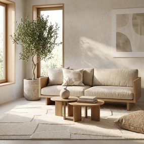 Krémszínű szőnyeg 200x290 cm Cairo – ESTE