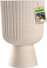 Virágtartó Gazon Fedő Műanyag 14 cm Virágágyás Bézs