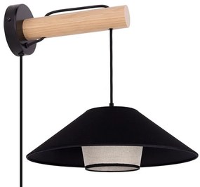 Spot-Light 8932174 - AMIGO fali lámpa 1xE27/25W/230V tölgy