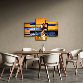 Egy absztrakt festmény képe (90x60 cm)