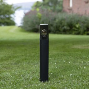 Brilliant - Kültéri lámpa MINOU 1xE27/10W/230V 60 cm IP44 fekete/füstös