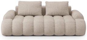 Világosbarna kanapé 200 cm Linz – Cosmopolitan Design