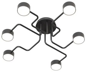 Csillár KURAGE 6xGX53/12W/230V fekete