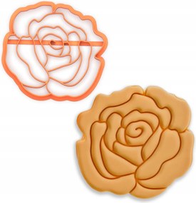 Prémium Kekszlyukasztó Forma Valentin Napi Rózsa Virág Valentin nap