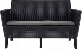 Keter Salemo Kerti Kanapé Pad Kerti Bútor Antracit