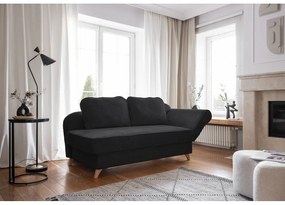 Antracitszürke kordbársony heverő (jobb oldali) Chic Charlotte – Miuform