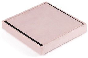Rózsaszín összecsukható ülőke CUBEXO VELVET M