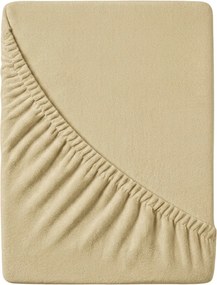 Frottír krém lepedő EXCLUSIVE 180x200 cm