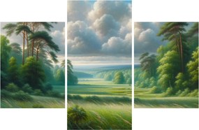 Kép - Zöld táj (90x60 cm)