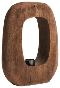 Barna asztali lámpa (magasság 30 cm) Kelafo – Light &amp; Living