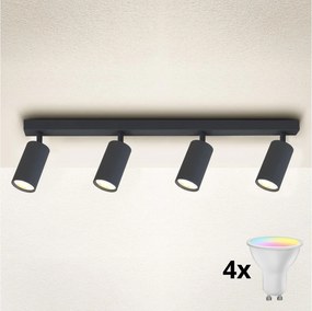 BRILAGI - LED RGBW dimmelhető spotlámpa SELE 4xGU10/4,8W/230V antracit