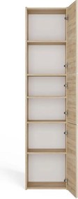 Aldabra S43 fürdőszoba szekrény, 40x170x30 cm, sonoma