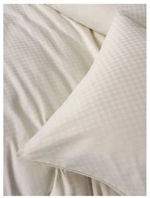 Bézs kétszemélyes-hosszabbított renforcé pamut ágyneműhuzat 240x220 cm Checkered – Mila Home Luxury