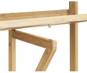 WENKO 69806800 - WAIKIKI asztal 64x65 cm fehér/barna