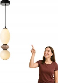 Led függőlámpa 12W Balos PND-94921-2B-BK Italux