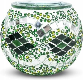 Lampion Gyertyatartó Teamécses Kézzel Készített Keleti Mozaik