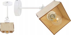 Lámpa Fali Lámpa mozgatható loft fa bögre 1