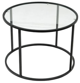 Berlin Black dohányzóasztal, 60 cm