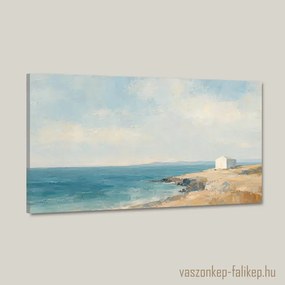 Csendes Partok falikép – festői tengerhangulat 40x23 cm
