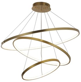 Polux LED CsillĂĄr zsinĂłron LEA LED/60W/230V 4000K ĂĄtm. 80 cm arany SA2254