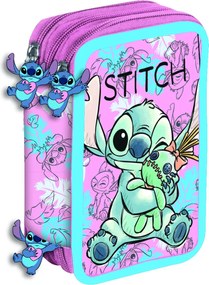 Disney Lilo és Stitch, A csillagkutya Doll tolltartó töltött 3 emeletes