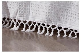 Fehér pamut ágytakaró franciaágyra 220x240 cm Lotus – Mijolnir
